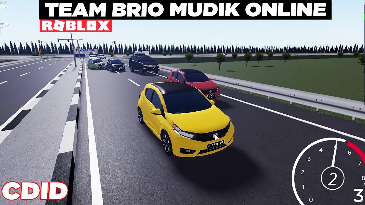 Server Indo - Mudik Online Bareng Honda Brio | Roblox Car Driving Indonesia ( CDID )
