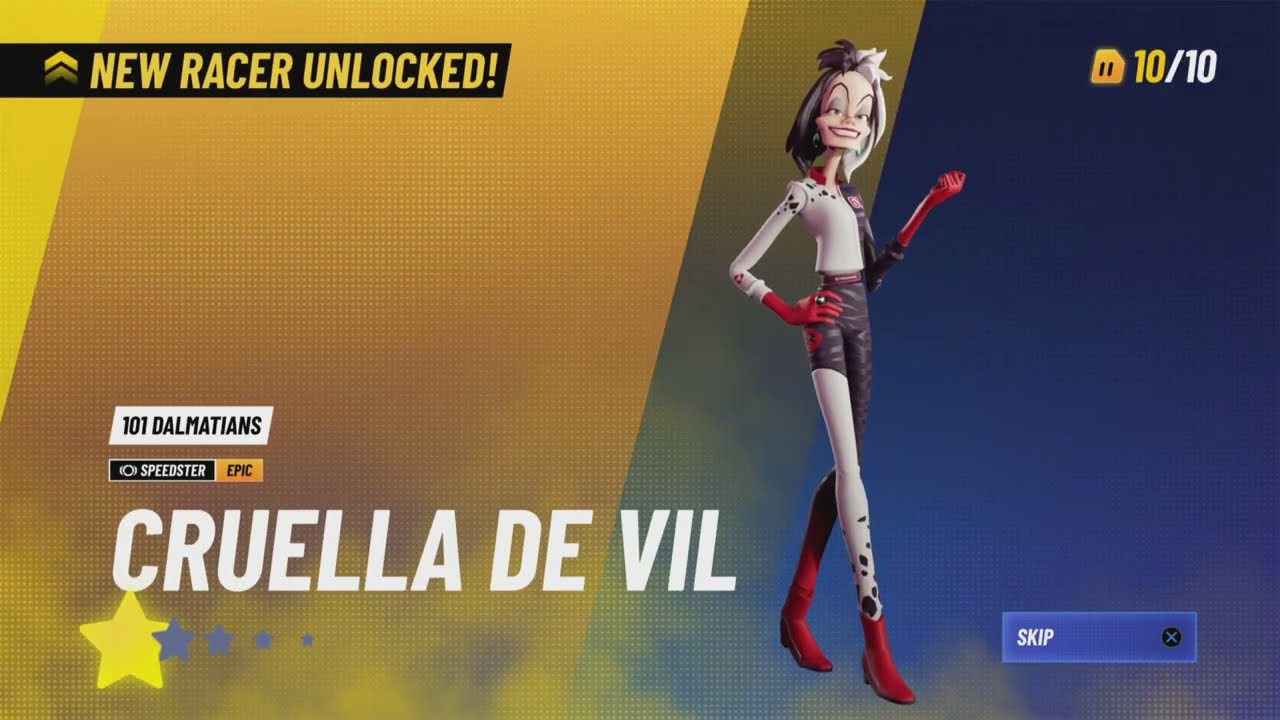 Checking out Cruella de Vil - Disney Speedstorm S9 Cruella Online Ranked Matches