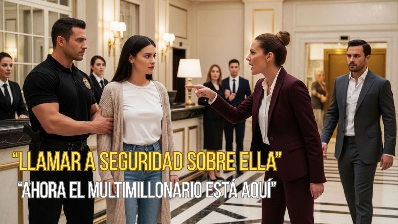 RECHAZARON A UNA MUJER SIMPLE EN SU PROPIO HOTEL… MINUTOS DESPUÉS, SU ESPOSO DESPIDIÓ A TODOS