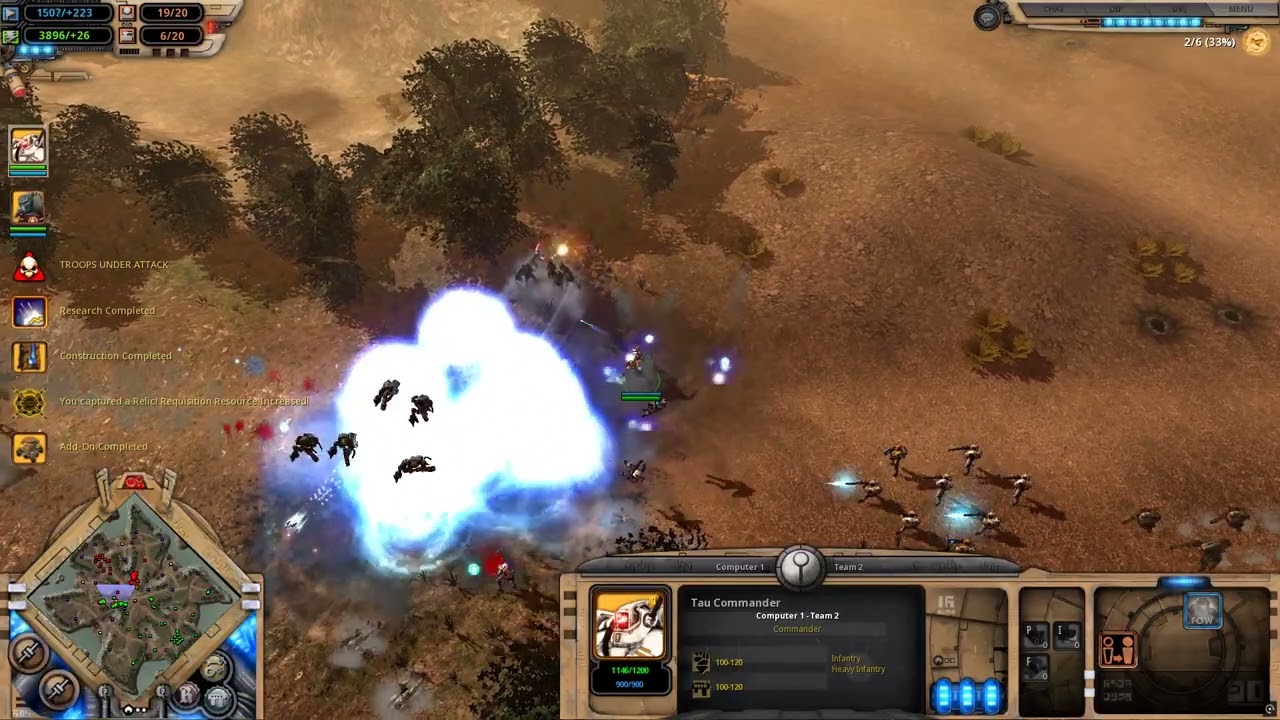 Dawn of War - Tau Empire vs Tau Empire