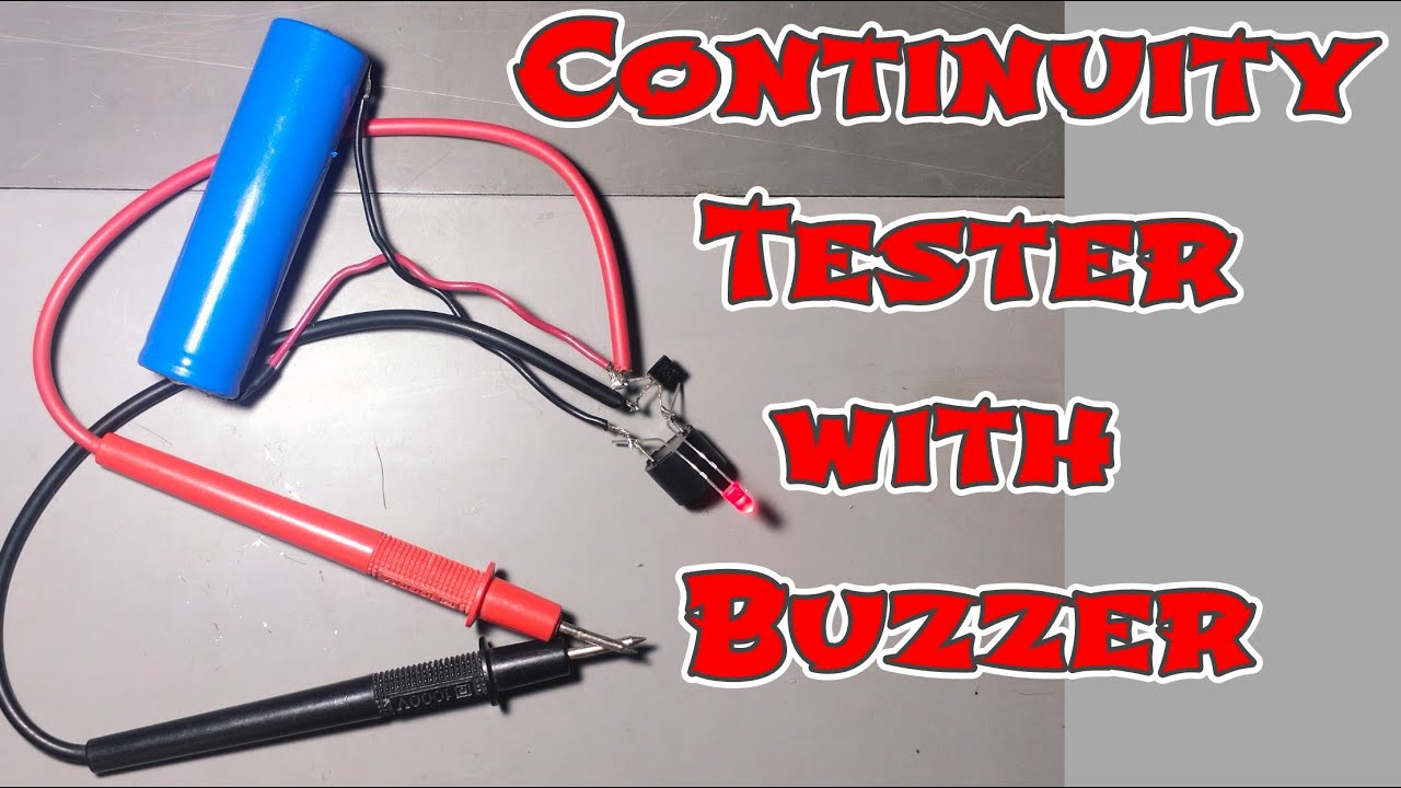 Buzzer Continuity Tester with LED