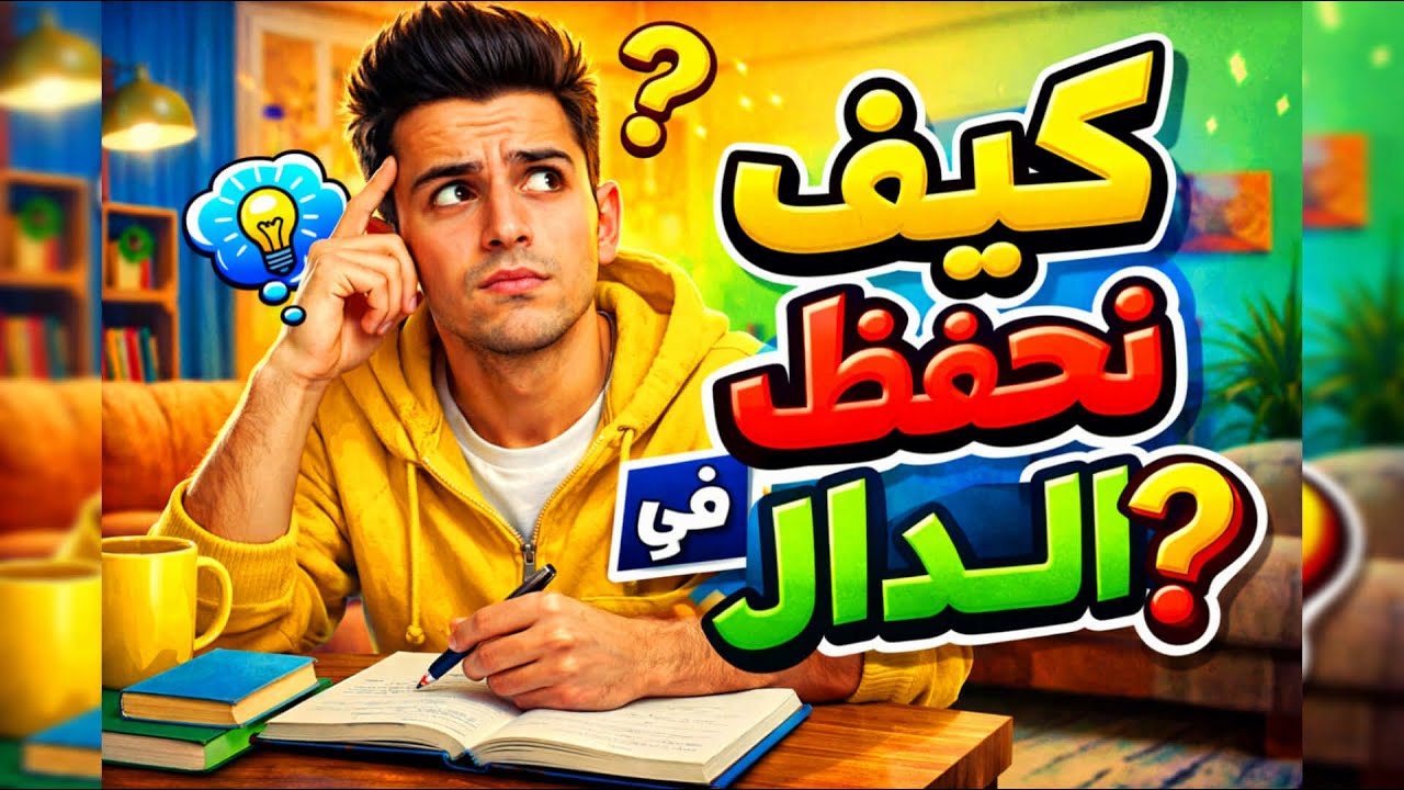 كيفاش نحفظ غير من دار ونجيب نقطة ممتازة يوم الإمتحان 😉🤗