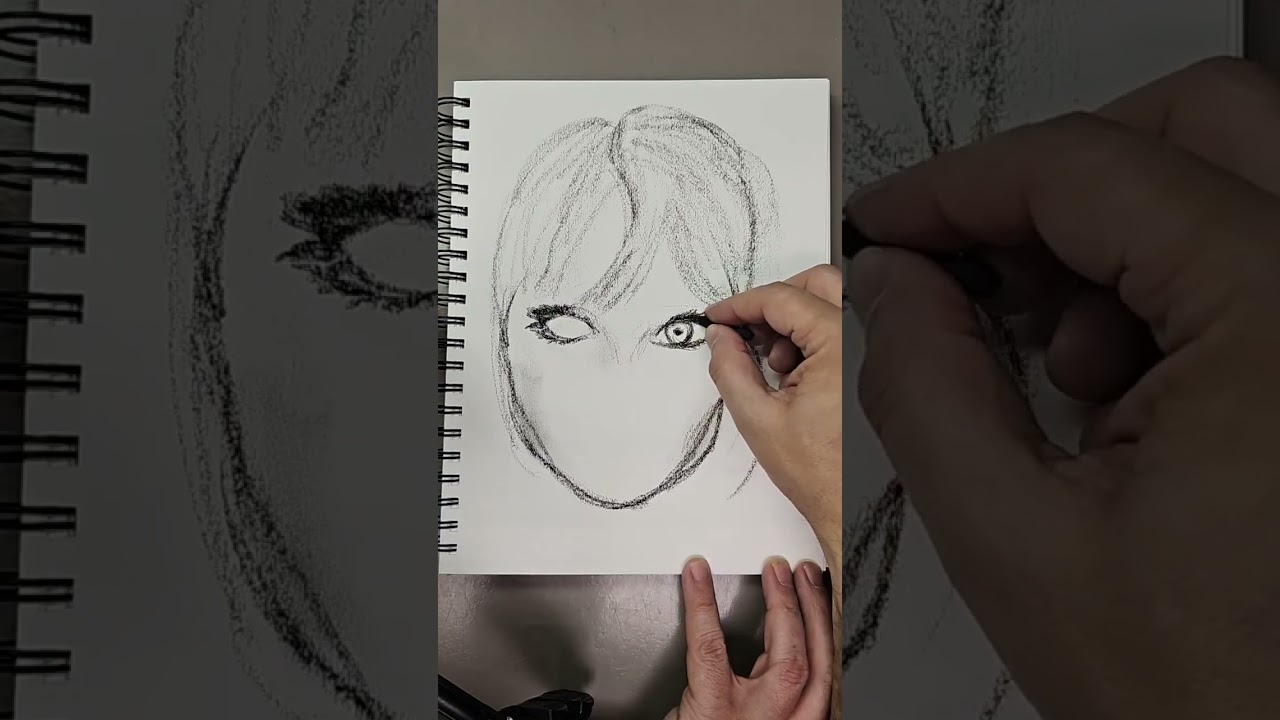 Portrait drawing step by step process part 1