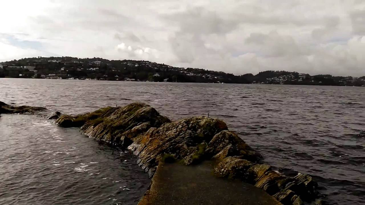 Lake Nord&aring;s from the garden at Edvard Grieg's house, Troldhaugen.