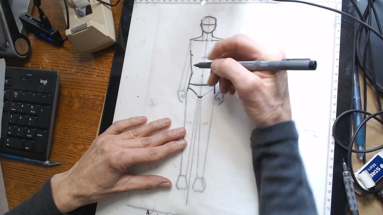 Adding Muscle Tone to Your Male Croquis (Figure)