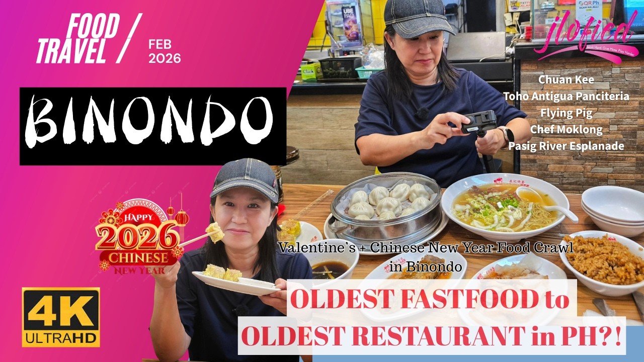 OLDEST FASTFOOD to OLDEST RESTAURANT in PH?!  Valentine’s + Chinese New Year Food Crawl in Binondo