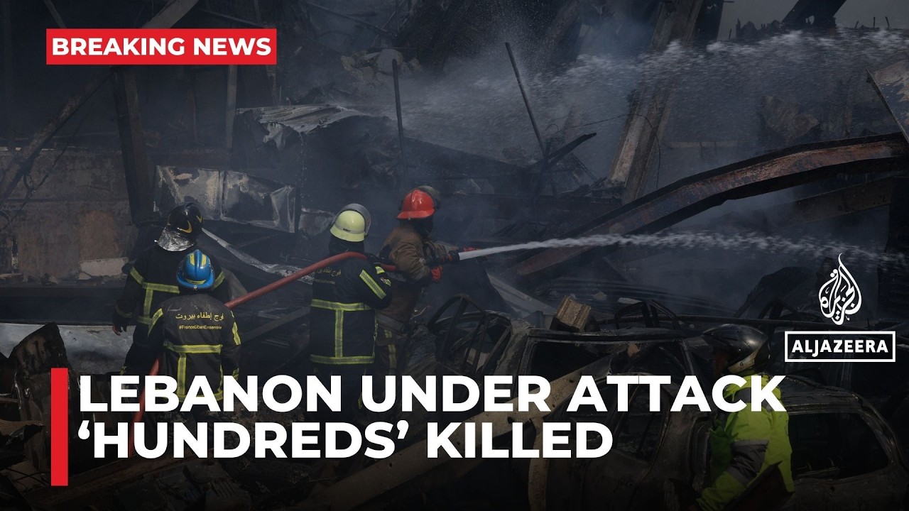 &lsquo;Hundreds&rsquo; killed, wounded in latest wave of Israeli strikes on Lebanon