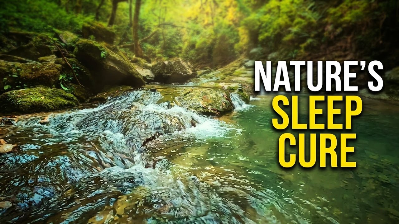 Forest River Sounds for Deep Sleep 🌿 3 Hours Relaxing Nature Ambience