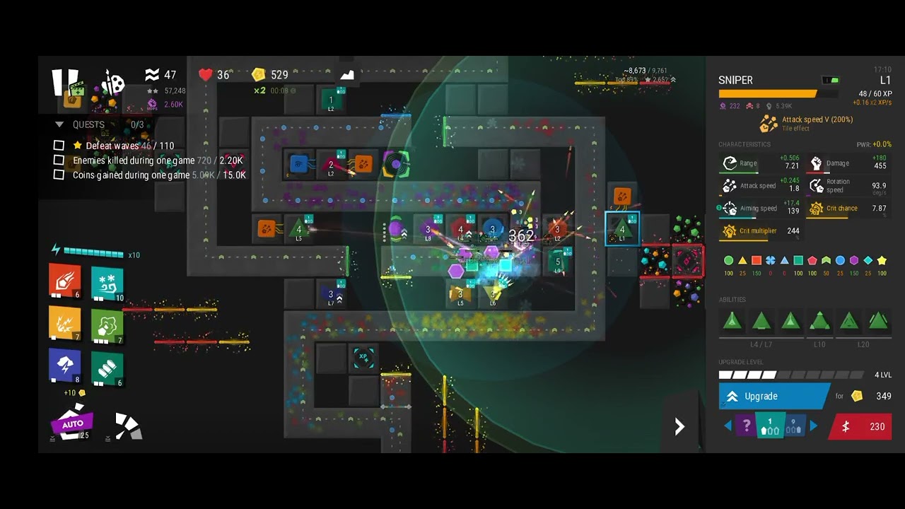 Infinitode 2 | Level 5.b2 (3 stars)