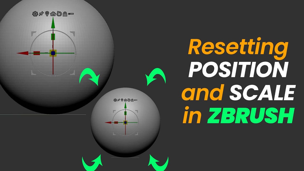 Moving Model to Origin - Position, Scale and Unify - ZBRUSH Tutorial