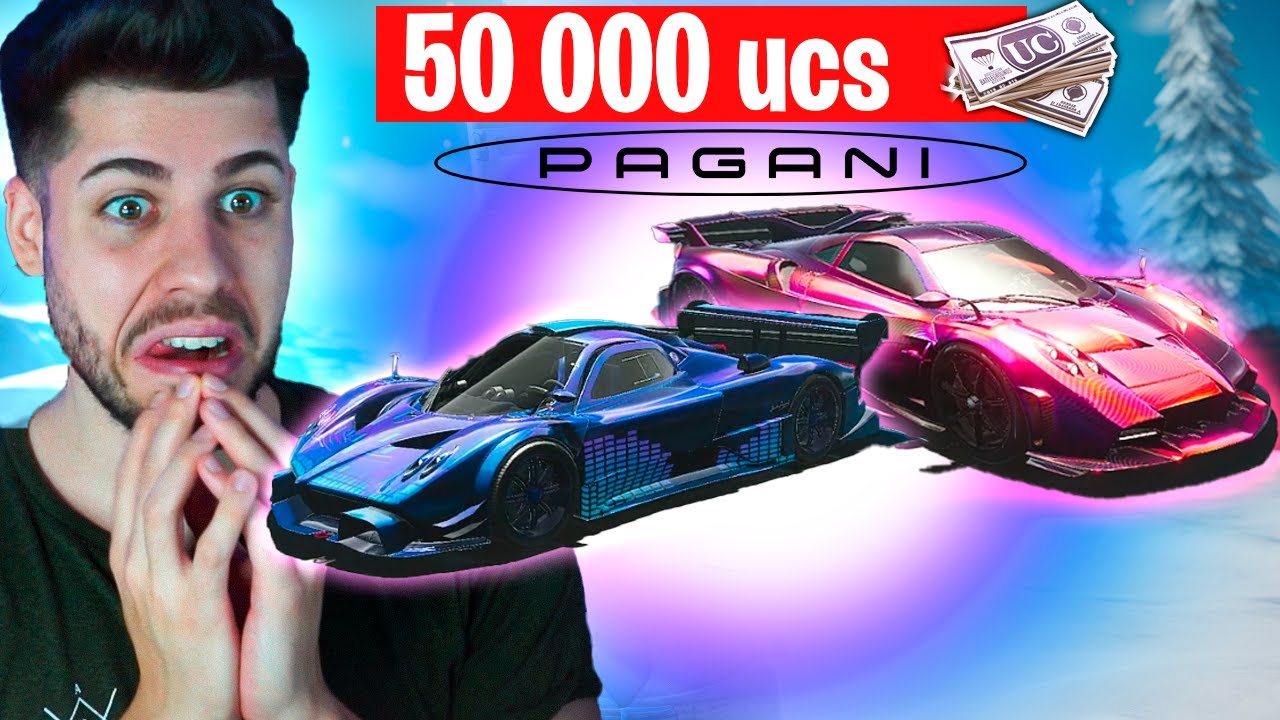 SACAMOS los SUPERCOCHES PAGANI en PUBG MOBILE!