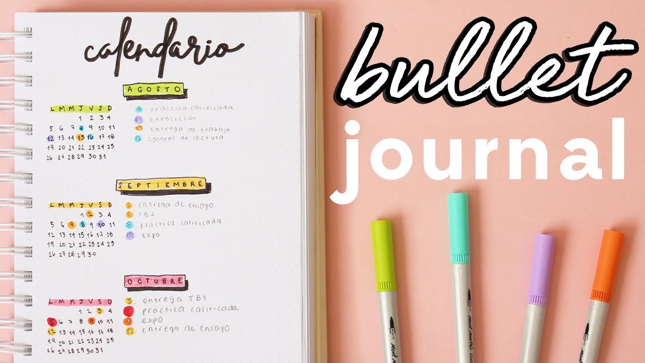 BULLET JOURNAL PARA ESTUDIANTES + Tips de Organización | Regreso a Clases