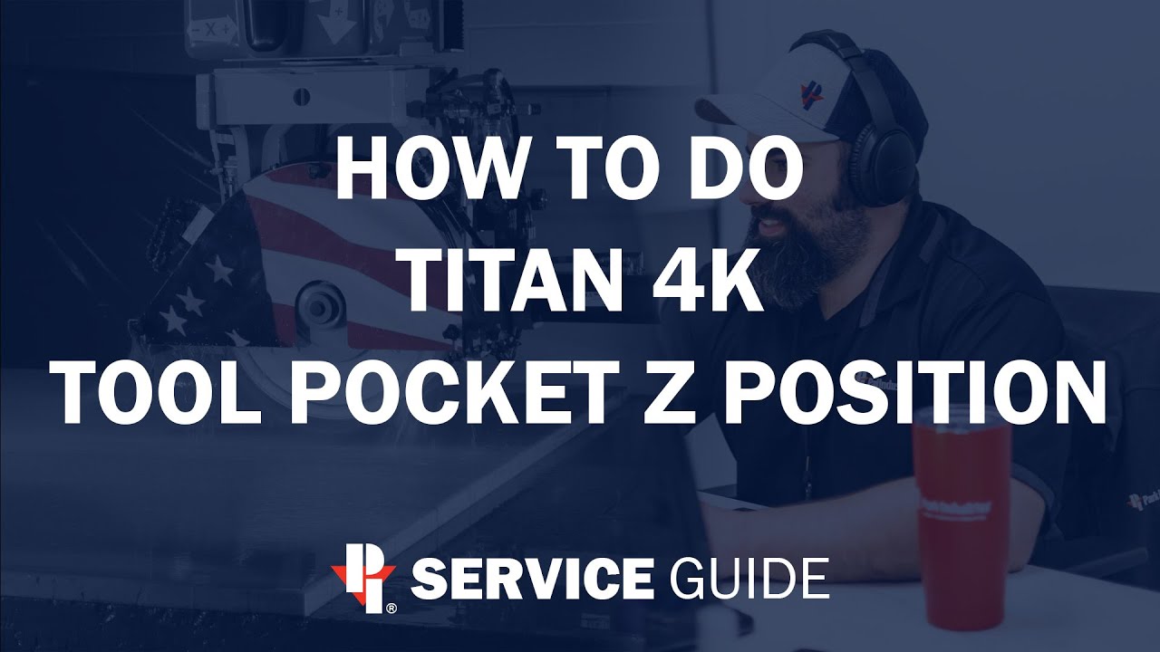 How to do Titan 4K Tool Pocket Z Position | CNC Routers Service