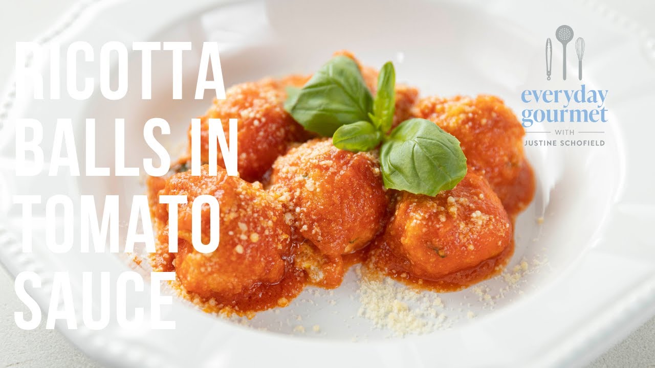 Ricotta Balls in Tomato Sauce | EG12 Ep32