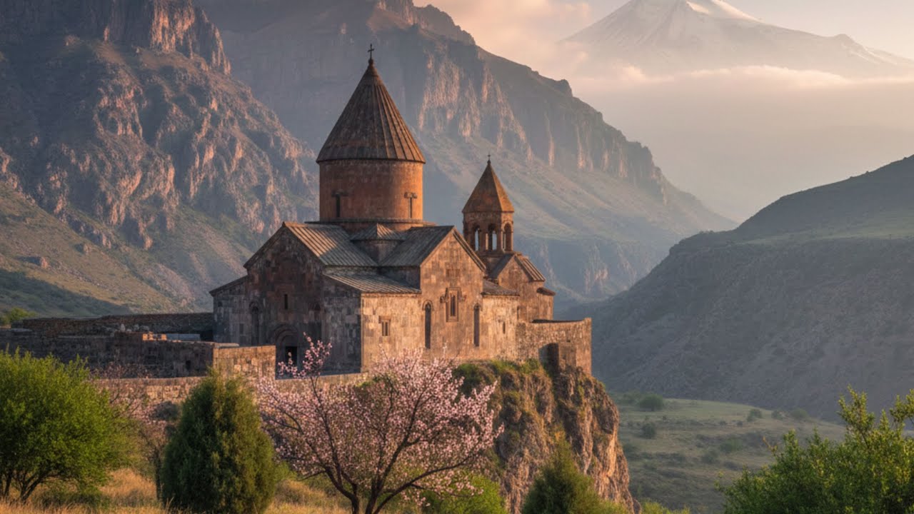 Armenian Folk Music Reimagined Through Piano | Somewhere in Yerevan, Armenia #healingmusic