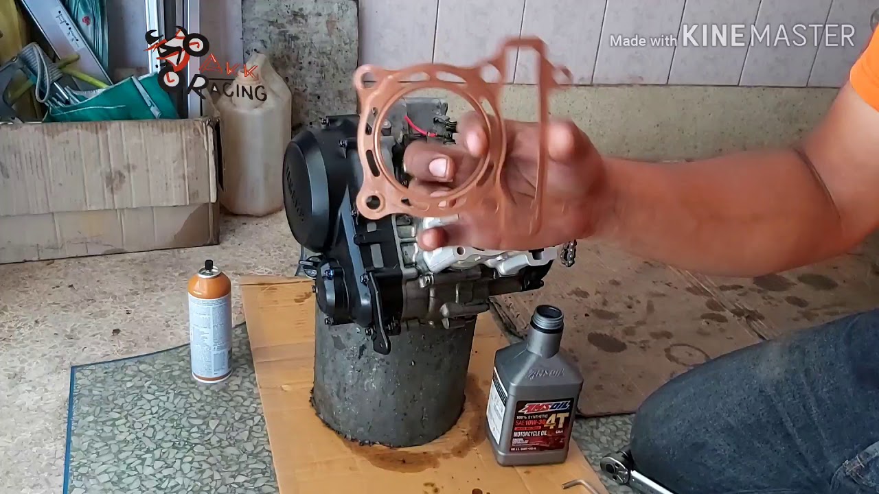 ขั้นตอนประกอบชุดอัฟ 180 cc  R15 Mslaz exciter พร้อมแรง !!
