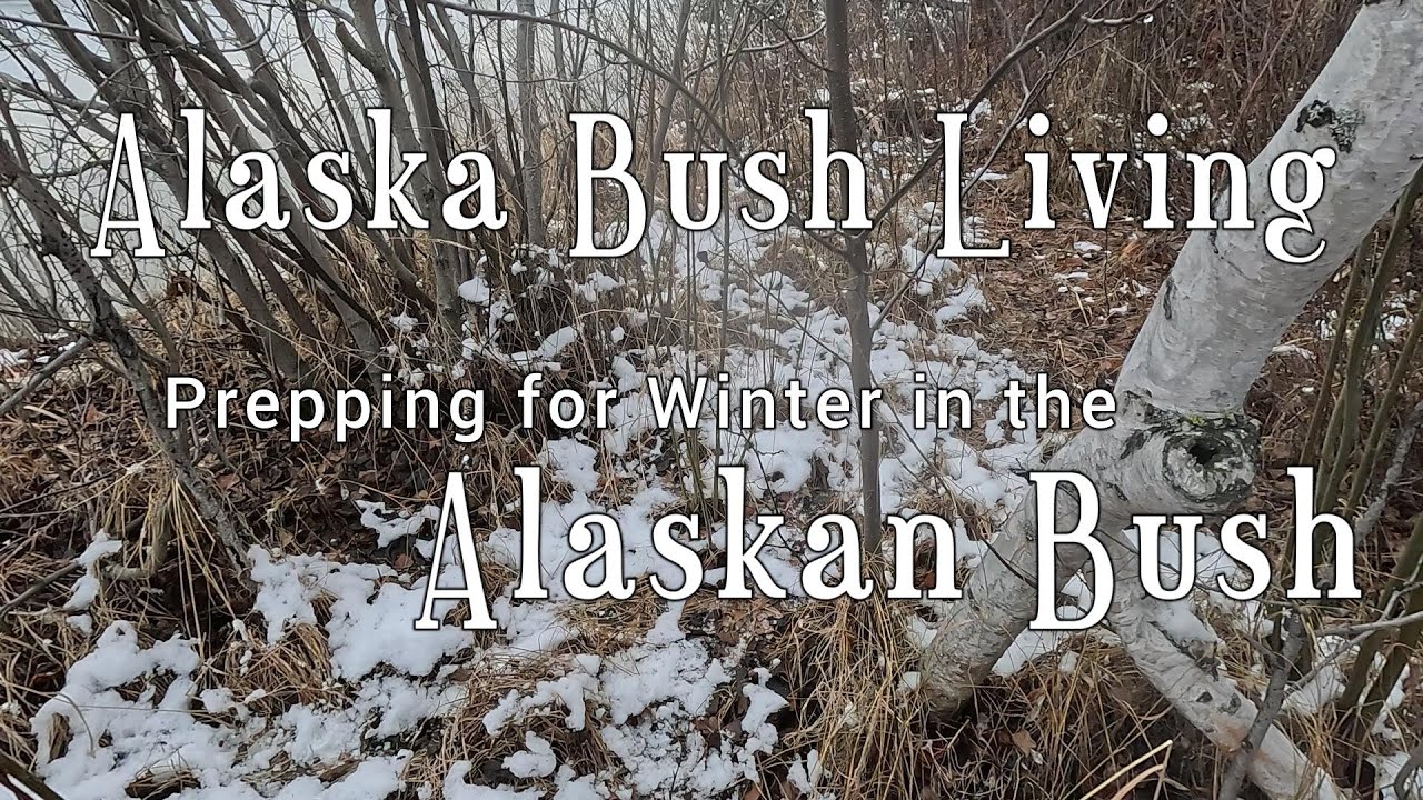 Alaska Bush Living   Prepping for winter in the remote Alaskan wilderness