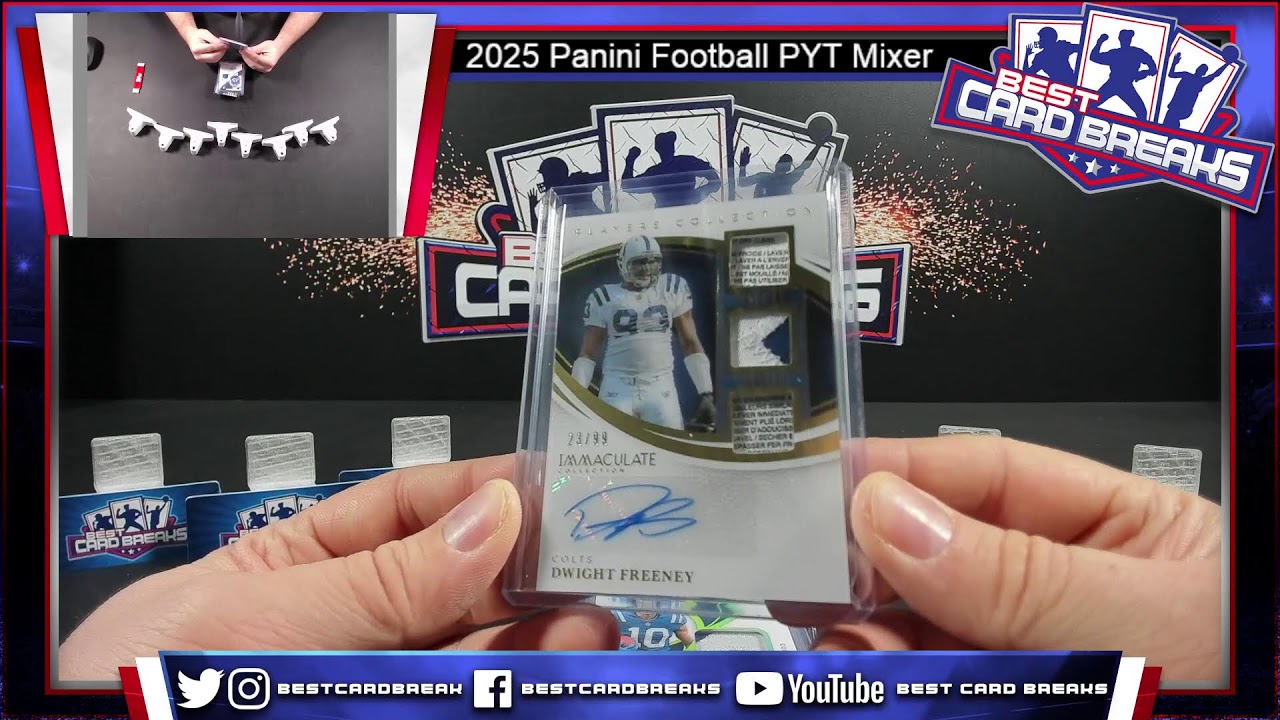 2025 Panini Football Pick Your Team Mixer w/ Immaculate 1/11/26