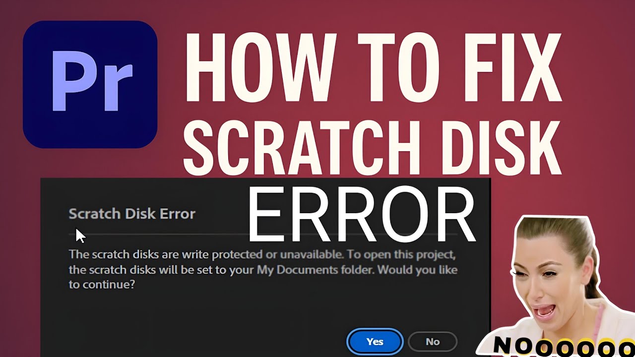 How to Fix Scratch Disk Error in Adobe Premiere Pro - 2025 Method