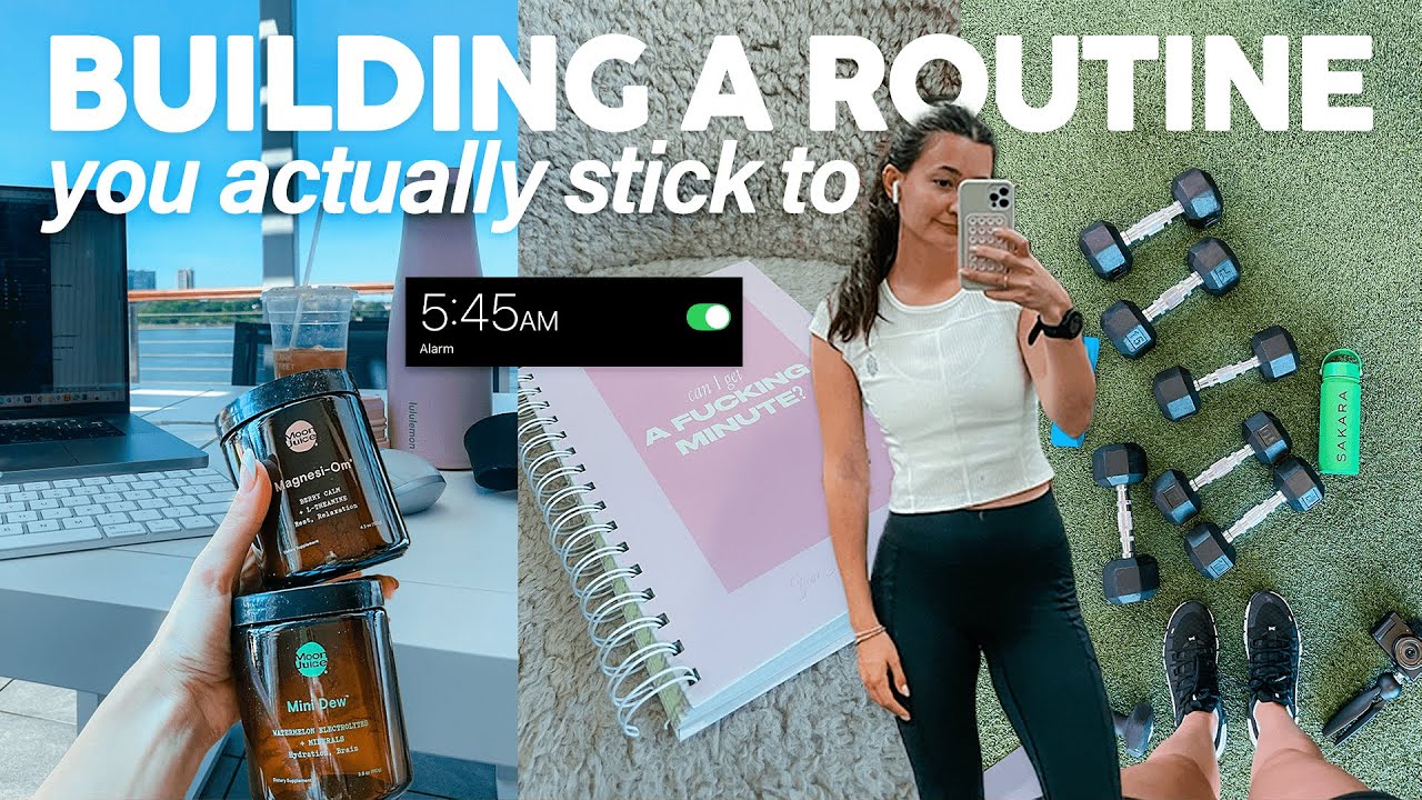 how to BUILD DISCIPLINE & BUILD A ROUTINE | tips to wake up earlier for healthy habits☀️💪