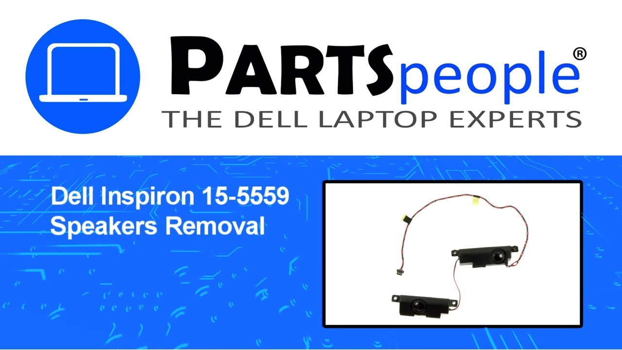 Dell Inspiron 15 5559 (P51F004) Speakers How-To Video Tutorial