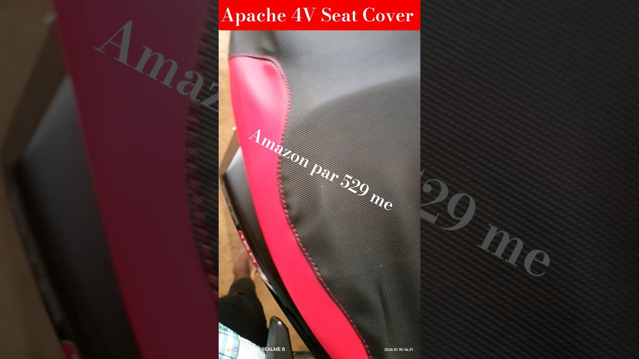 Custom Made Seat Cover for tvs Apache rtr 160 4v special edition.