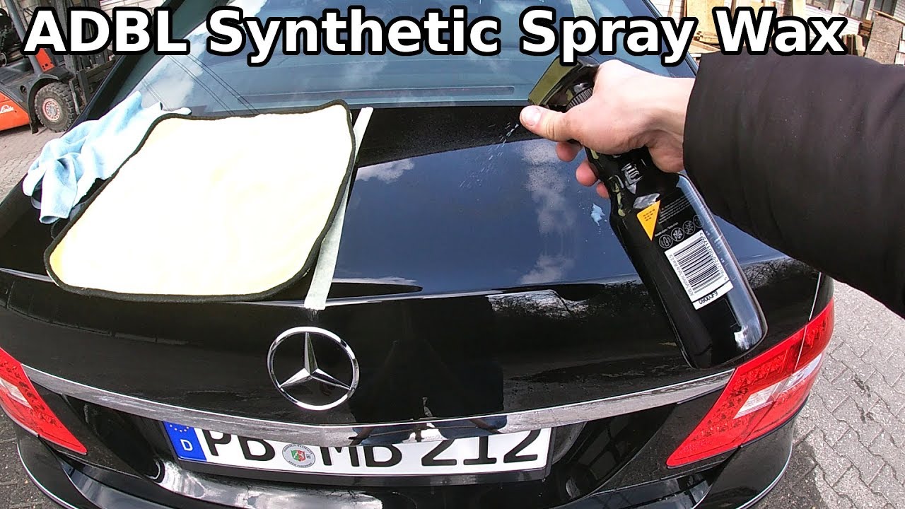 ADBL Synthetic Spray Wax || Das beste Sprühwachs?