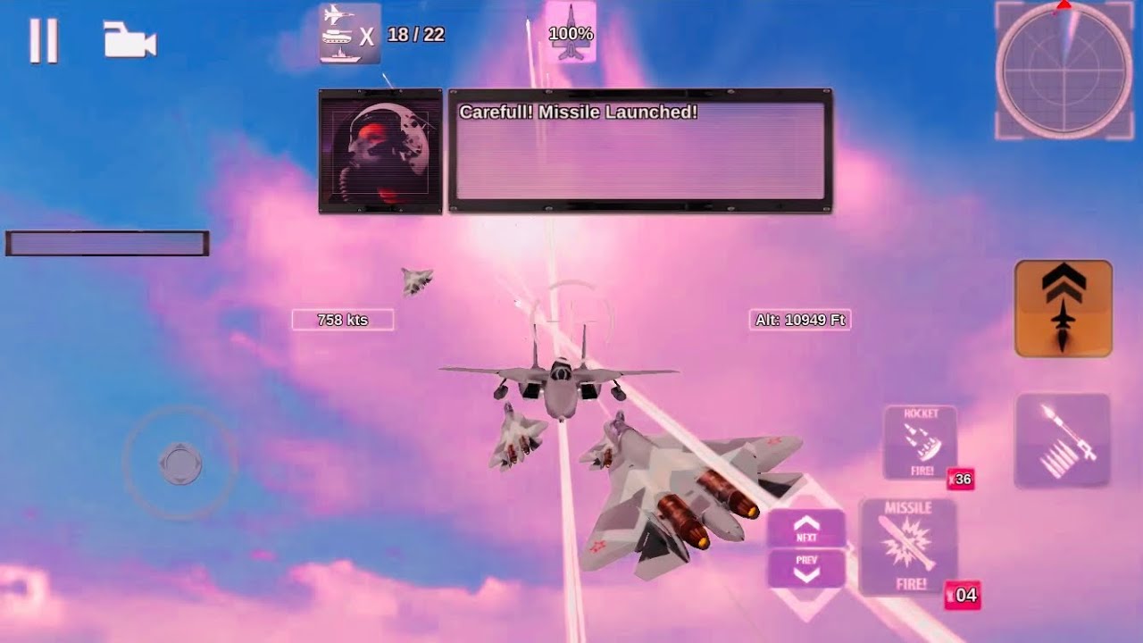 FoxOne Special Missions: Global Conflict 2022 Part 2 Mission #6 - Destroy enemy SU-57s