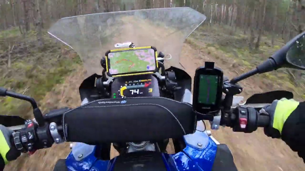Warm up after highway BMW 1250 GSA