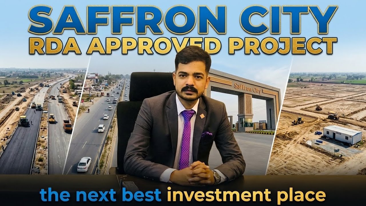 SAFFRON CITY RAWALPINDI | RDA APPROVED PROJECT | Investing | Easy Access | Affordable rates #youtube