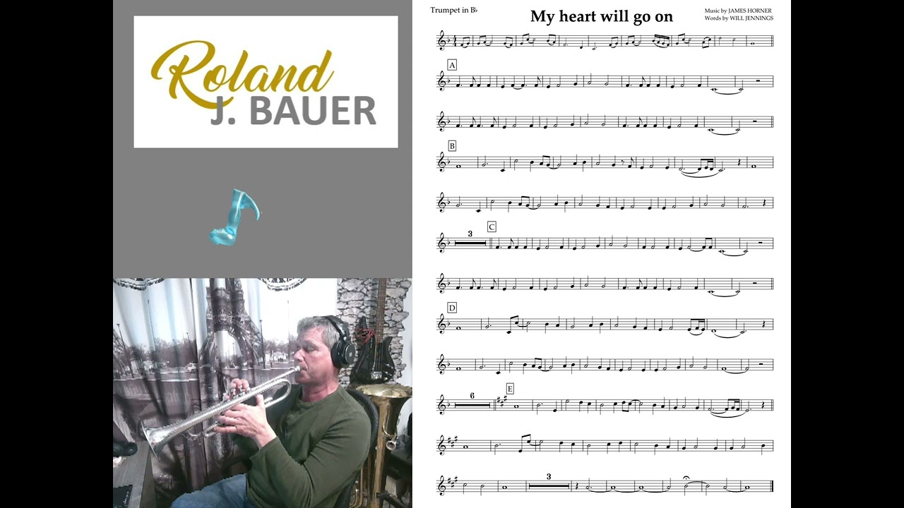 My heart will go on - Trumpet sheet music