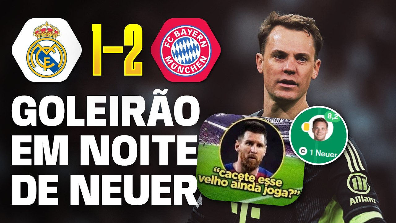 NEUER BRILHOU e o BAYERN N&Atilde;O GIROU A FACA
