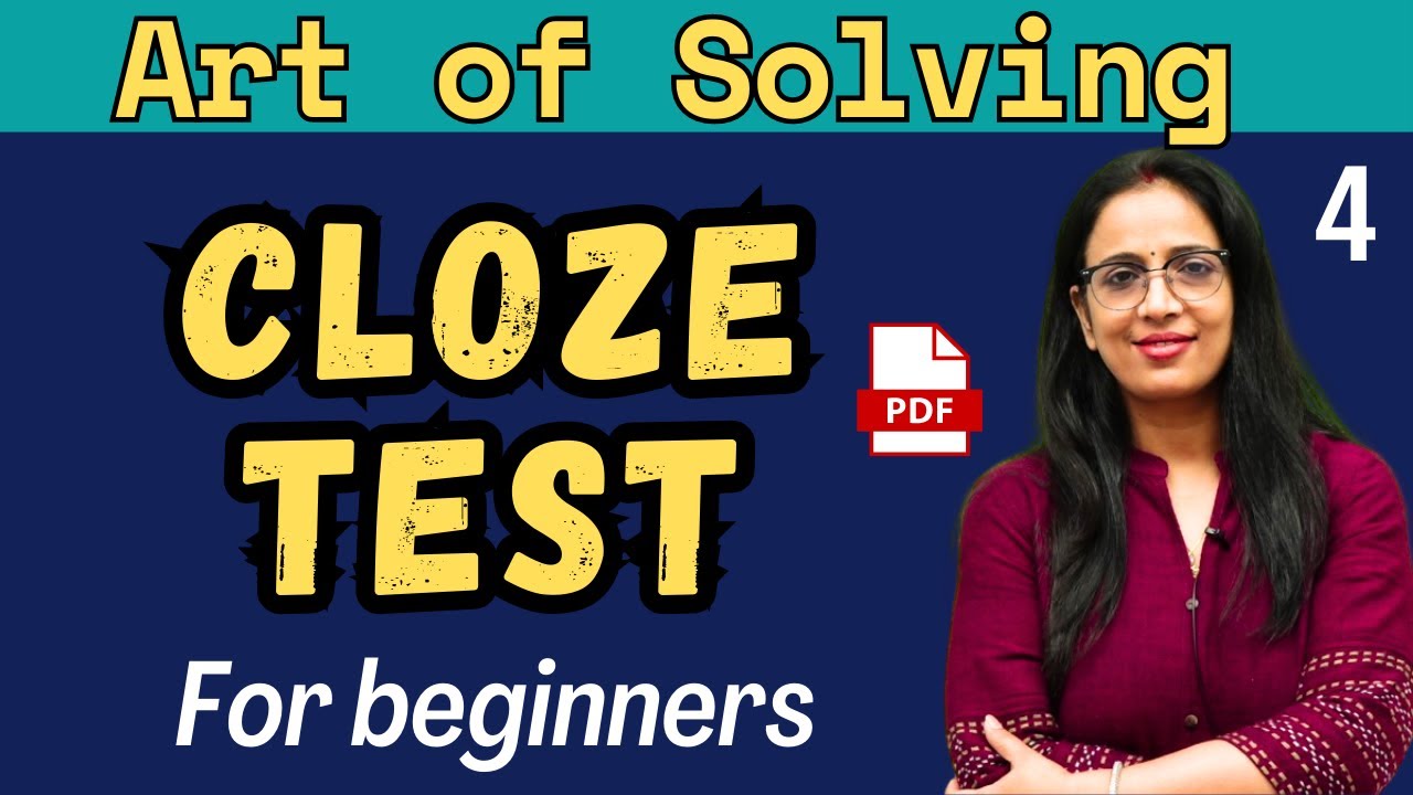 Cloze Test for Beginners - 4 ||  Easy Tips and Tricks for Scoring Well || English With Rani Ma'am