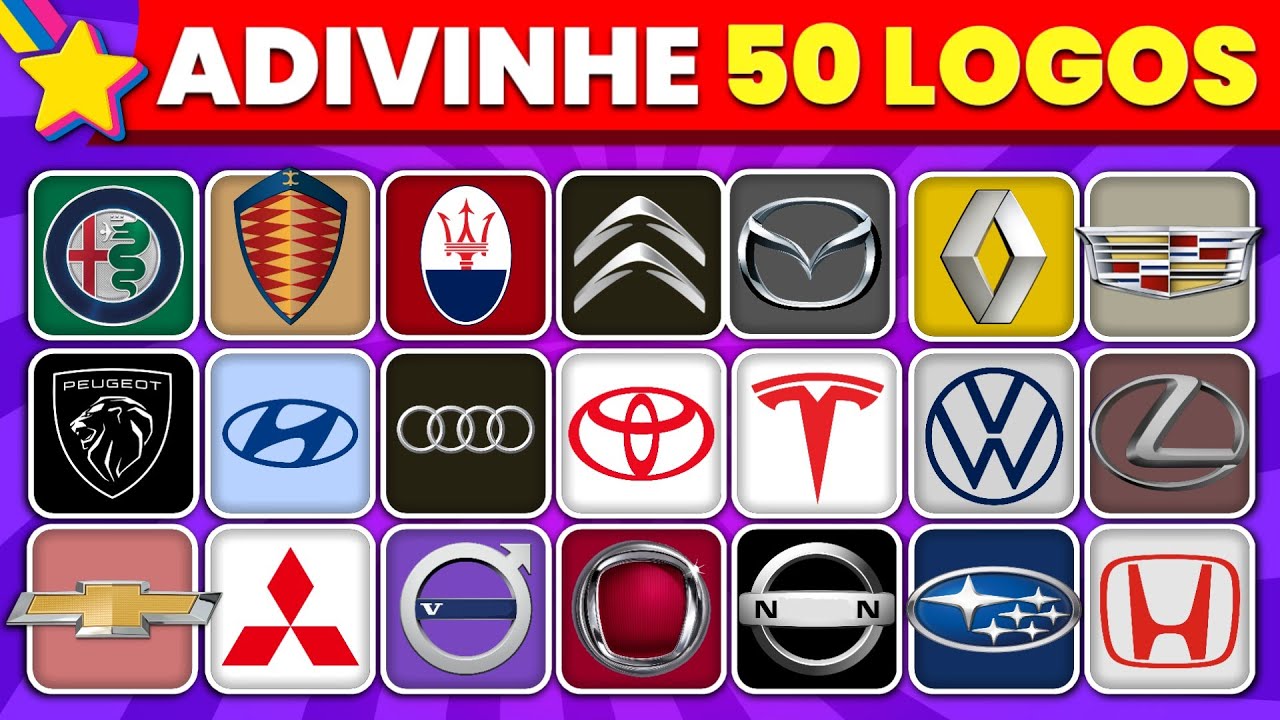 ⚡ QUIZ DE CARROS: Reconhece a Marca pelo Logo? Teste Seu Conhecimento! 🚙