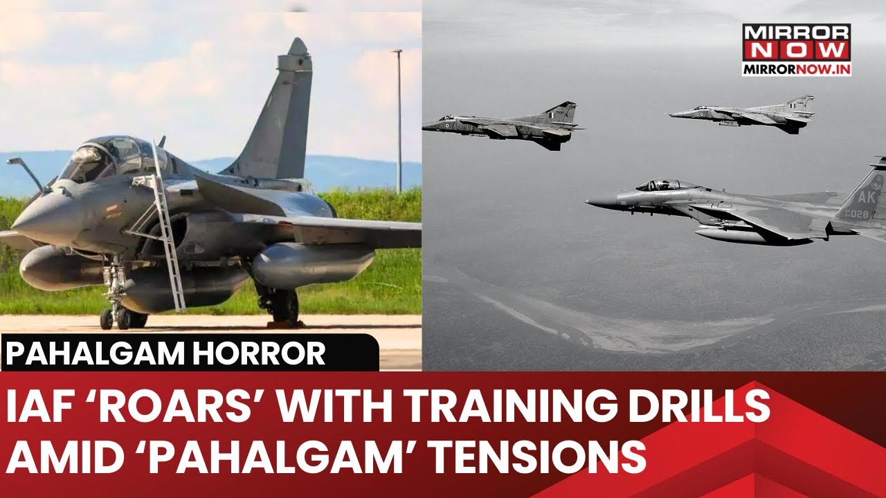 Pahalgam Attack: IAF Roars With 'Training' Drills On Ganga Expressway Amid Flaring Tensions With Pak