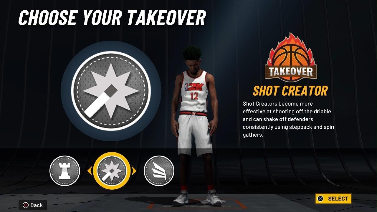 NBA 2K22 rare build best playmaking four