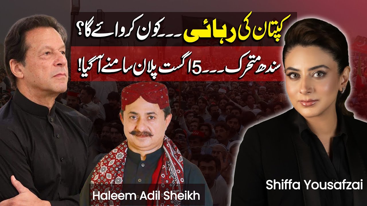 Haleem Adil Returns with Big Announcement: 5th Aug Plan to Free Khan Revealed!