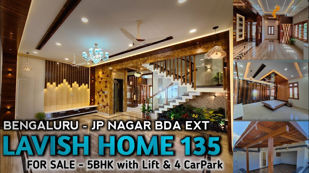 Lavish Home 135 | 5BHK with Lift & 4 Car Parking in JP Nagar Bengaluru SOLD OUT