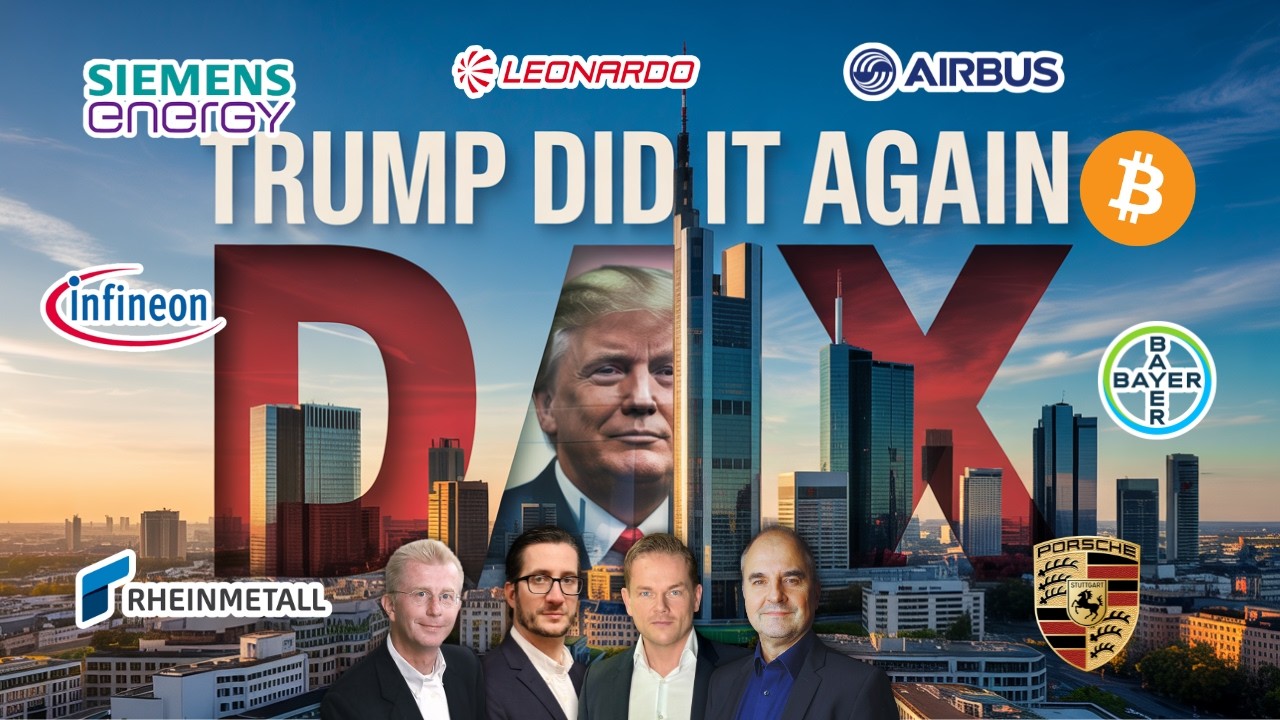 Kaufpanik nach Trump-Ankündigung? Porsche, Airbus, Leonardo, RHM, BTC, Infineon,  Sartorius, Bayer