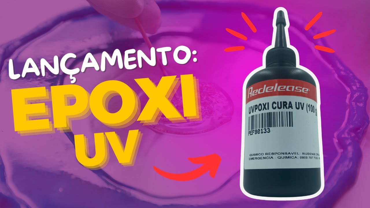 CONHEÇA A NOVA RESINA DE CURA UV! (Resina UV POXI)