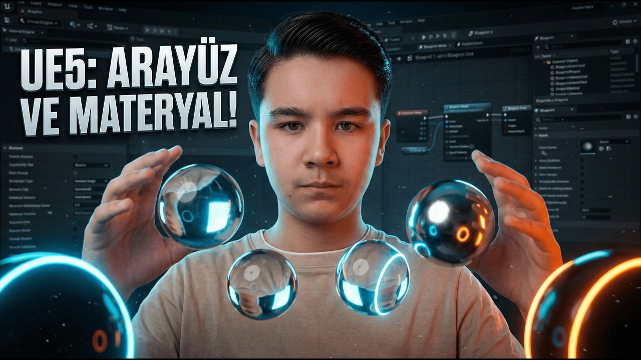UE5 Öğreniyoruz #2 – Arayüz ve Materyaller 🎨