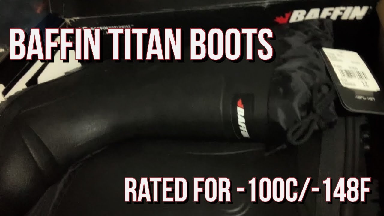 Best Budget Ice Fishing Boots &yen; Baffin Titans - Unboxing/Review