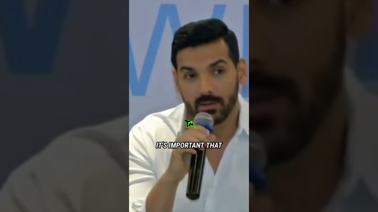 John Abraham - Never do this !! | John abraham motivation | John abraham speech | John abraham