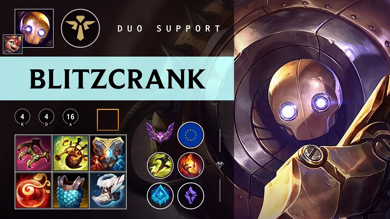 Blitzcrank Support vs Karma - EUW Master Patch 26.03