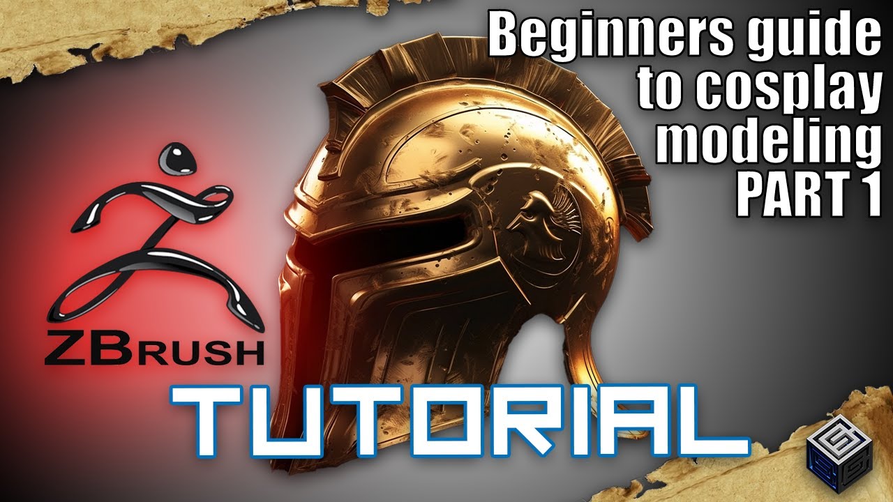 3D Cosplay Tutorial Beginners Guide To Zbrush Zmodeler Hard surface Helmet Model Part 1