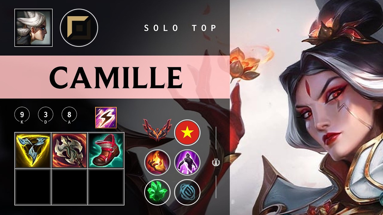 Camille Top vs Jax - VN Grandmaster Patch 26.05