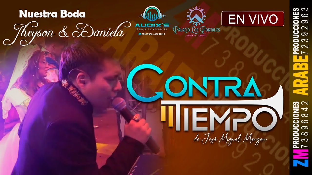Contratiempo en Vivo 2025 / Potosí / Nuestra Boda Jheyson & Daniela