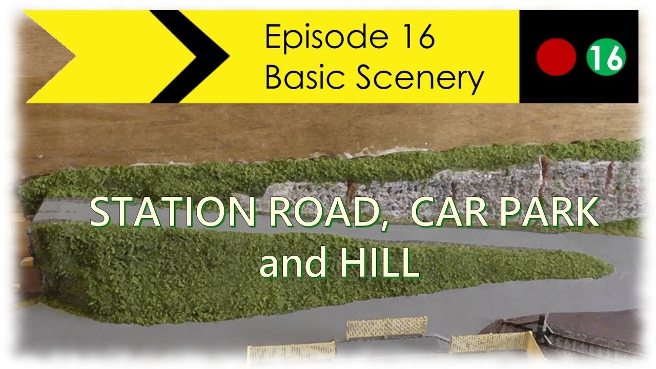 Easy 00 scenery construction - Roads & Hills for Havant Aclew