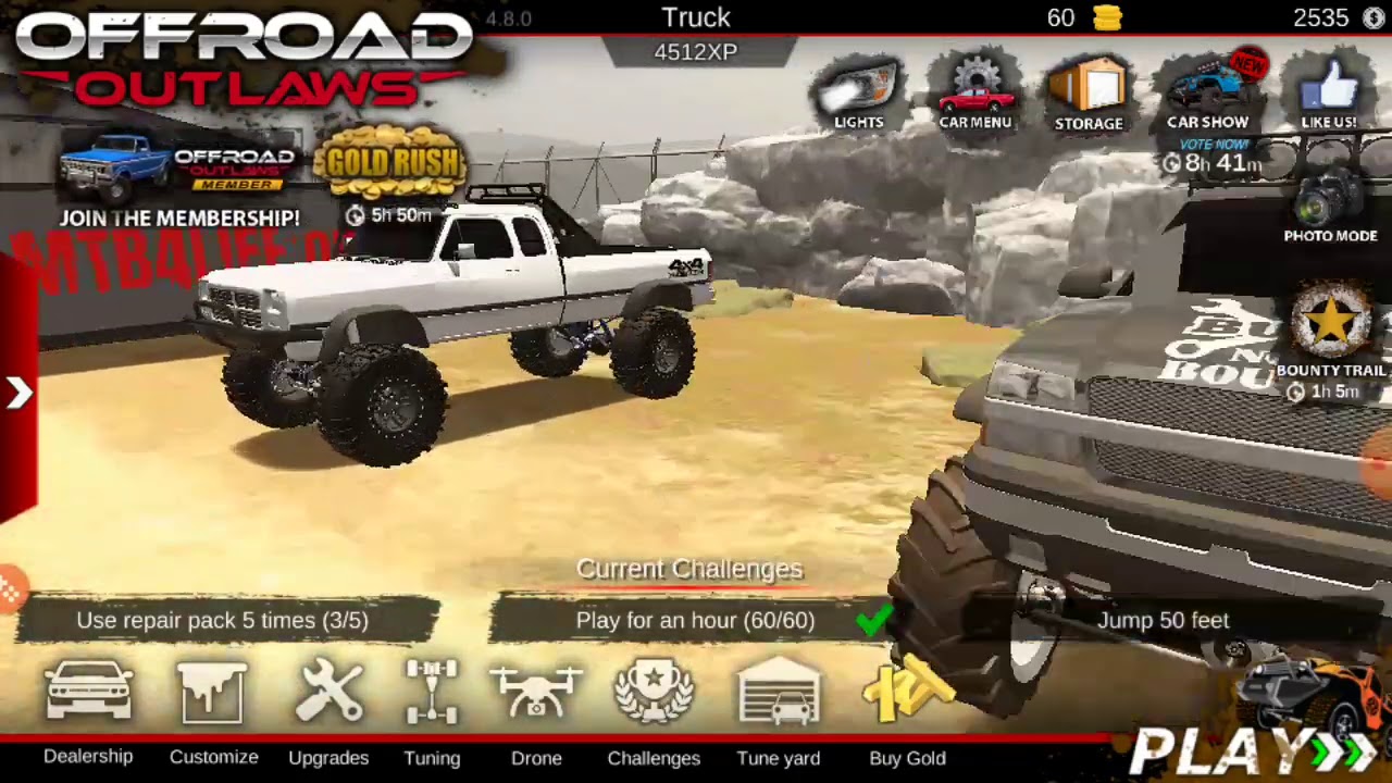 premium trucks for free! offroad outlaws! 1st gen and cateye