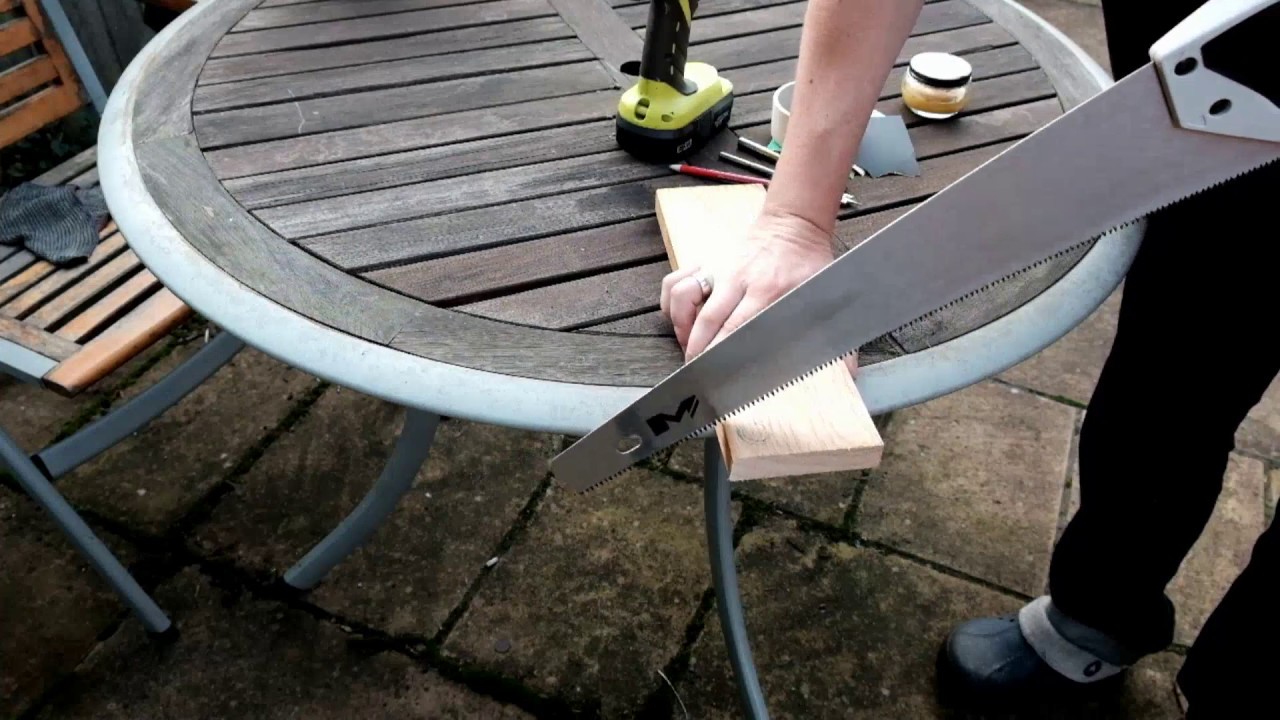 Making a wooden ring with minimal tools